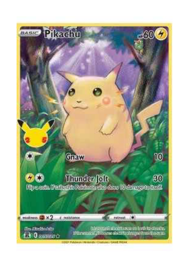 Pokémon - Pikachu Celebrations CEL005 - EXC EN - PKM TCG