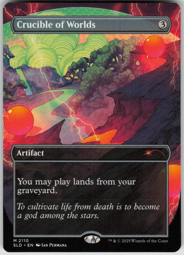 Crucible of Worlds Full Art - Secret Lair SLD 2110 - EN NM MTG Magic