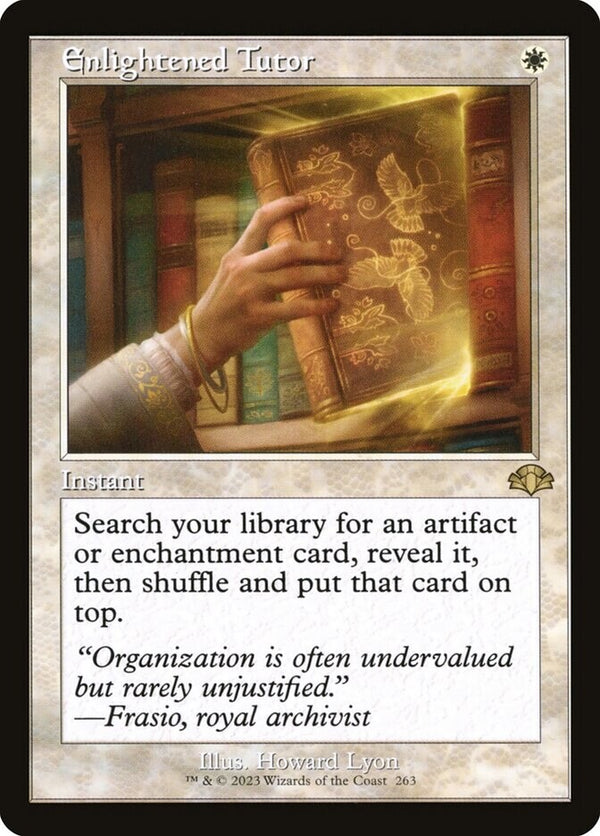 Enlightened Tutor Old Border - Dominaria Remastered DMR 263 - Near Mint EN - MTG