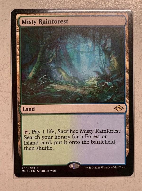 Misty Rainforest Fetchland - Modern Horizons 2 EN NM - MH2 250 Magic MTG