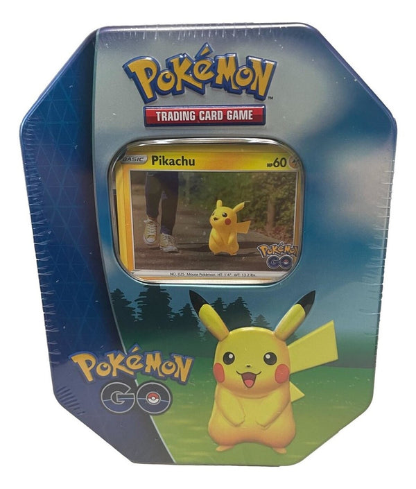 Pokemon GO Pikachu Tin Box Promo Foil - EN - Booster NEU OVP SEALED