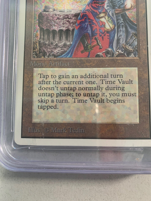 Time Vault Unlimited Graded 8 (8.5/8/7,5/8) Near Mint Magic The Gathering MTG