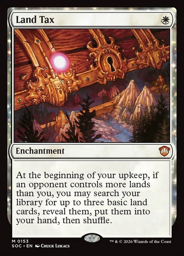 Land Tax - Commander Secrets of Strixhaven SOC 153 - EN NM - Magic MTG