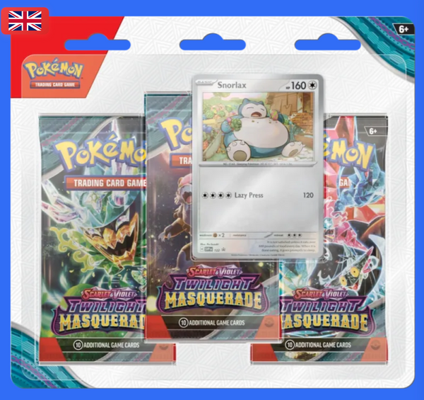 Pokémon - Twilight Masquerade SV06 - 3 Booster Pack Blister (1x) - EN NEU OVP