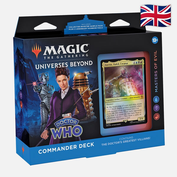 Doctor WHO Commander Deck Masters of Evil - EN NEU OVP - Magic The Gathering MTG
