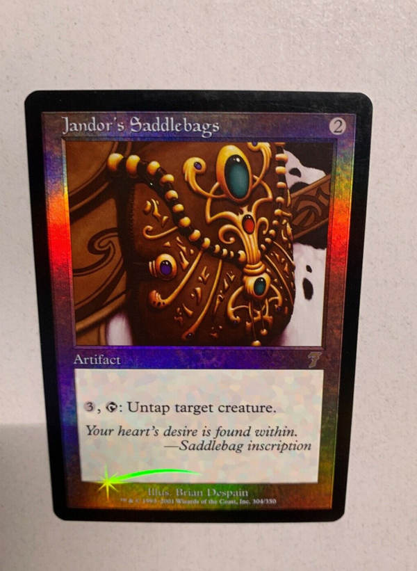 Jandors Sattlebags Foil - 7. Edition - Near Mint - EN MTG Magic Kartenspiel