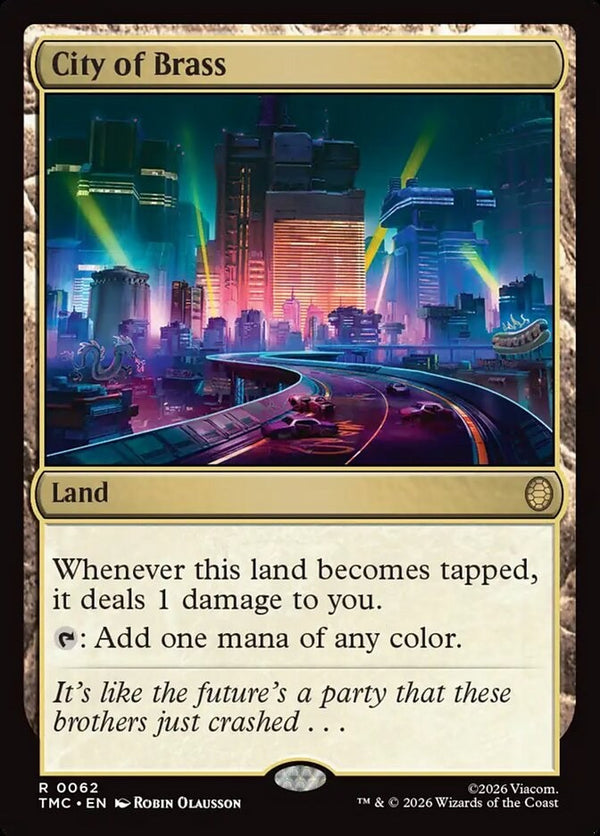 City of Brass - Commander TEENAGE MUTANT NINJA TURTLES - TMC 62 - EN NM MTG