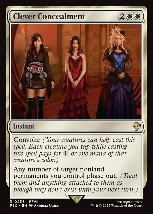 Clever Concealment - Commander Final Fantasy FIC 236 - EN NM MTG