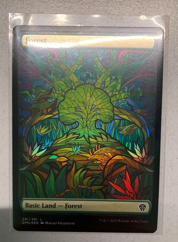 Forest Full Art Foil - Dominaria United - DMU 281 - EN - NM - MTG Magic