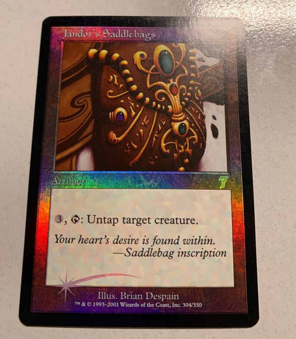 Jandors Sattlebags Foil - 7. Edition - Near Mint - EN MTG Magic Kartenspiel