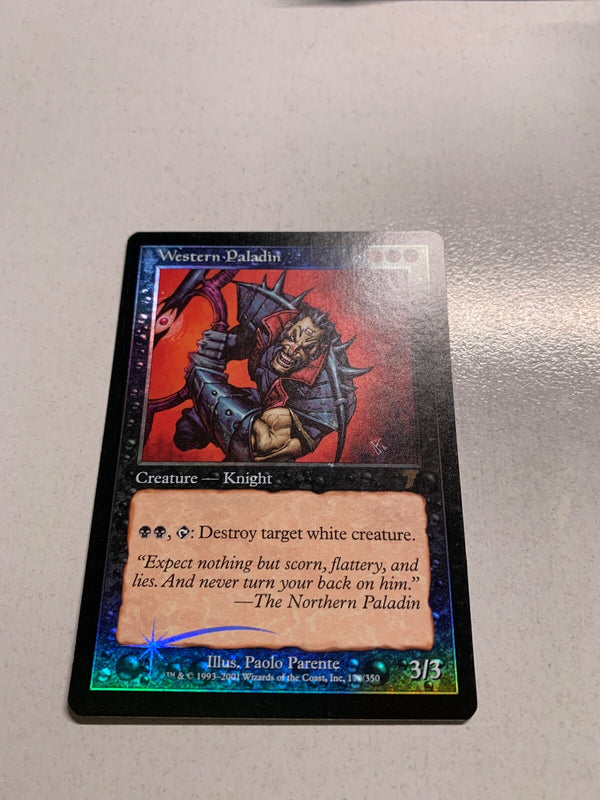 Western Paladin FOIL  - Siebte Edition - Near Mint NM EN - MTG Magic Karte