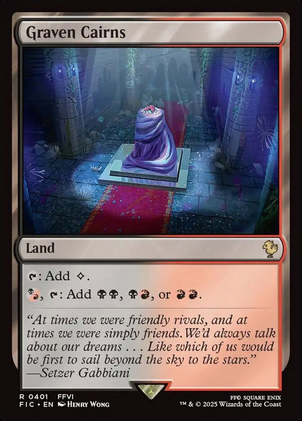 Graven Cairns - Commander Final Fantasy FIC 401 - EN NM MTG Magic