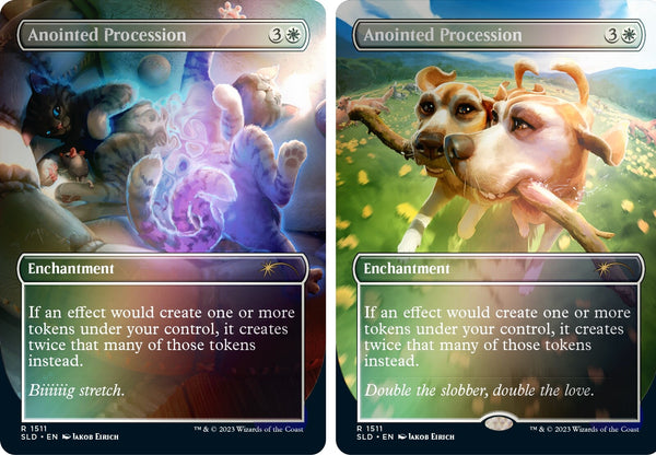 Anointed Procession Full Art FOIL - SLD 1511 Raining Cats and Dogs - NM EN - MTG