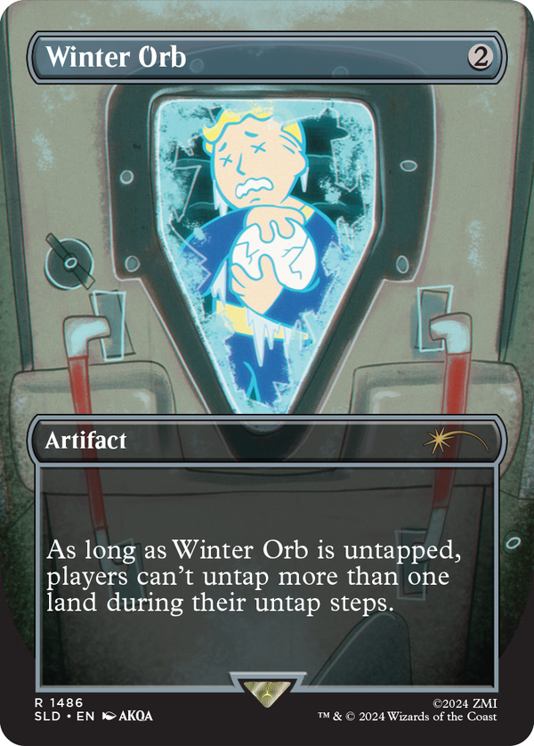 Winter Orb - Secret Lair x Fallout Vault Boy - SLD 1486 - NM EN - Magic