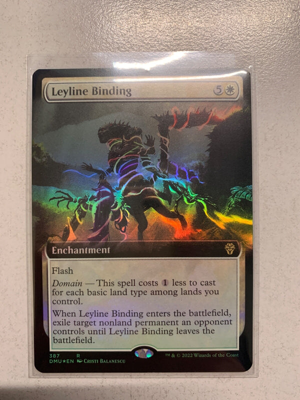 Leyline Binding Full Art FOIL - Dominaria United DMU 387 - NM EN MTG