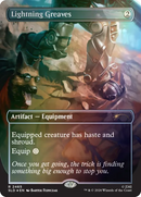 Lightning Greaves FOIL Full Art - Secret Lair X Fallout Dog SLD 2465 - NM EN MTG