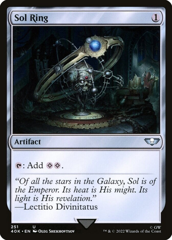 Sol Ring Version 3 EN NM - Warhammer 40k - 40k 251 - Magic The Gathering