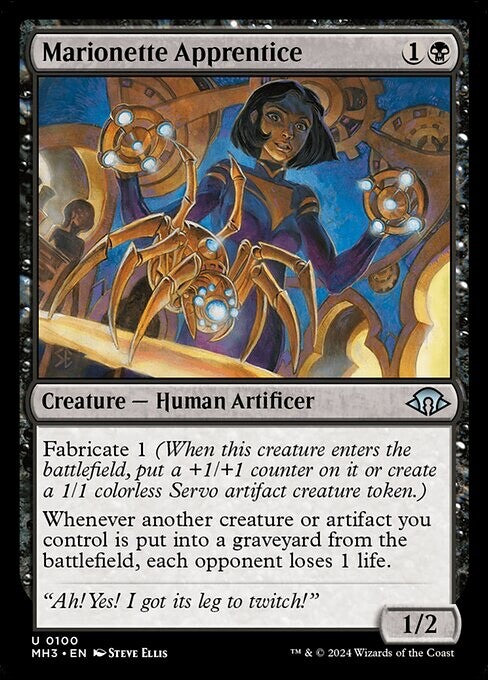 Marionette Apprentice - MH3 100 Modern Horizons 3 - NM EN - Magic MTG TCG