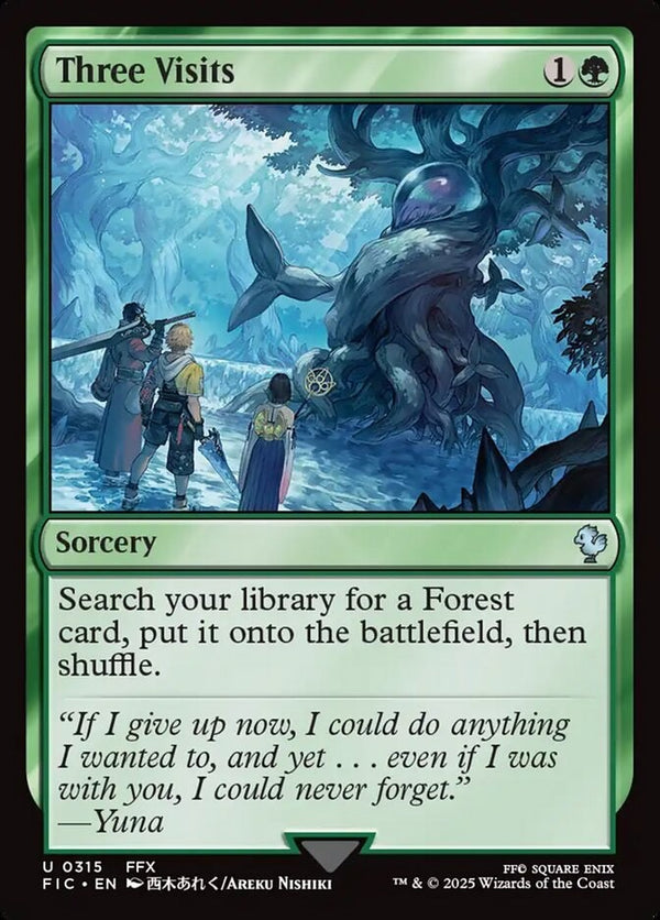 Three Visits - Commander Final Fantasy FIC 315 - EN NM MTG