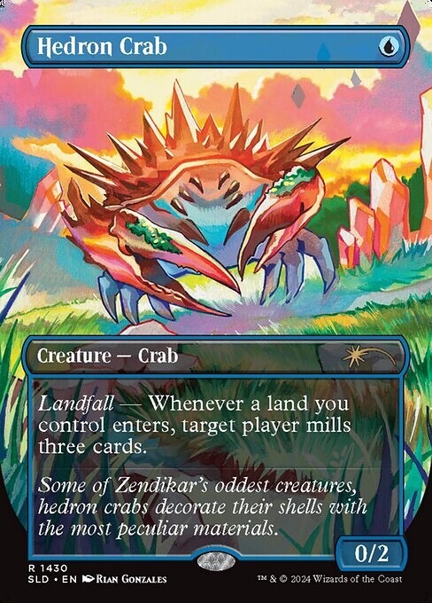 Hedron Crab Full Art - Secret Lair Drop SLD 1430 - NM EN - Magic