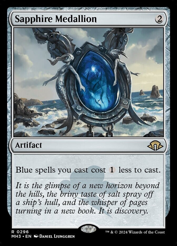 Sapphire Medallion - Modern Horizons 3 MH3 296 - NM EN - Magic MTG Trading Card