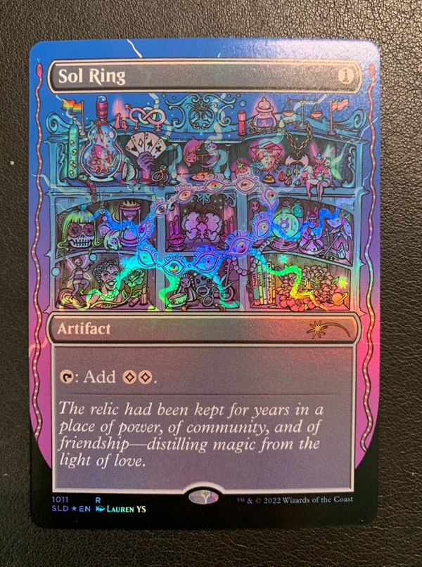 Sol Ring Full Art Foil - Secret Lair: Pride Across the Multiverse - NM EN - MTG
