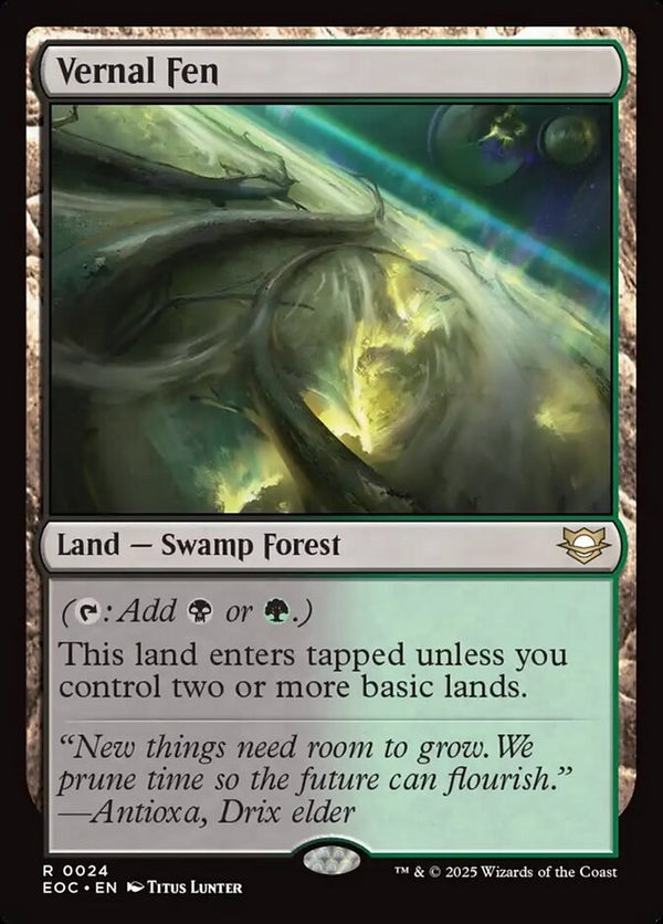 Vernal Fen - Commander: Edge of Eternities EOC 24 - NM EN - Magic MTG