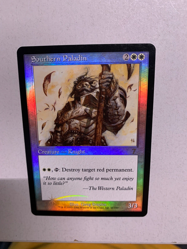 Southern Paladin FOIL  - Siebte Edition 46 - EN - MTG Magic Karte