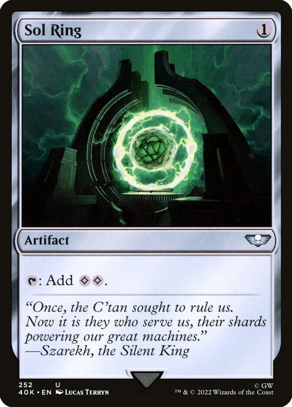 Sol Ring Version 4 EN NM - Warhammer 40k - 40k 252 - Magic The Gathering