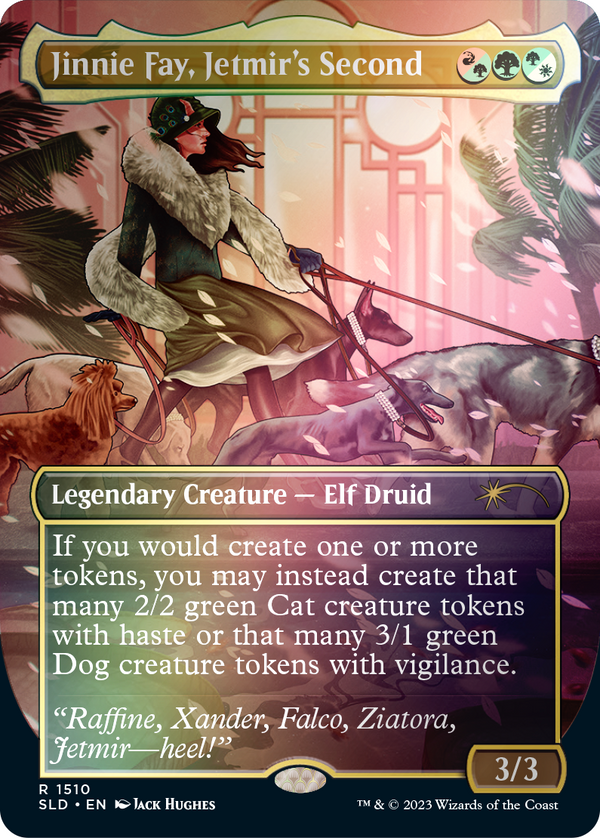 Jinnie Fay, Jetmirs Second - FA FOIL - SLD 1510 Raining Cats and Dogs NM EN MTG