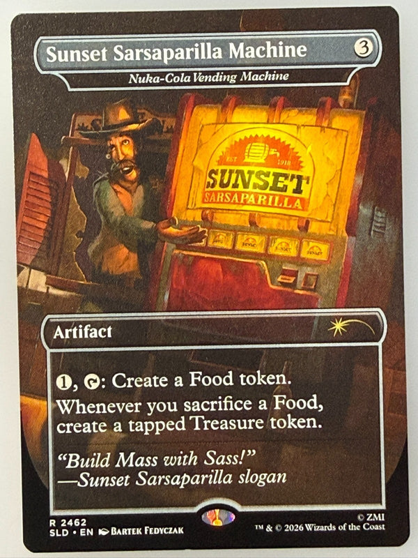 Nuka Cola Vending Machine FA - Secret Lair X Fallout SLD 2462 - NM EN MTG