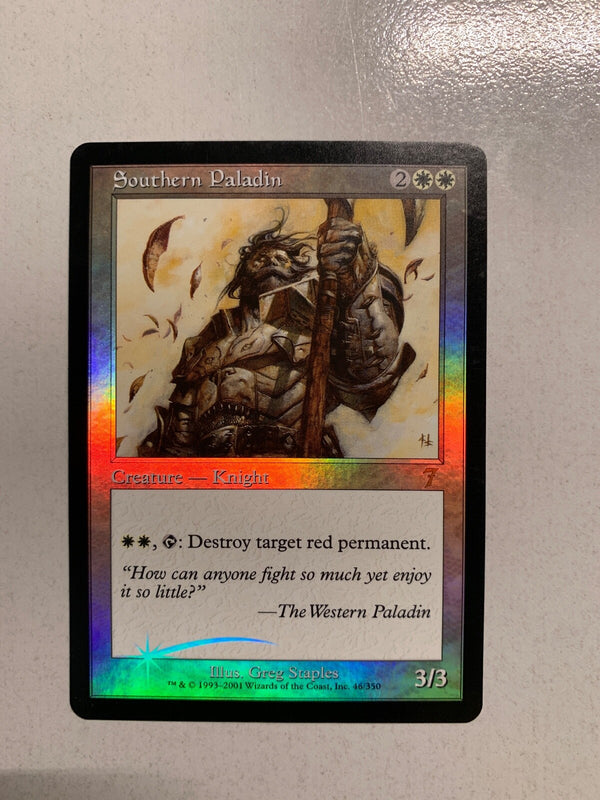 Southern Paladin FOIL  - Siebte Edition 46 - EN - MTG Magic Karte