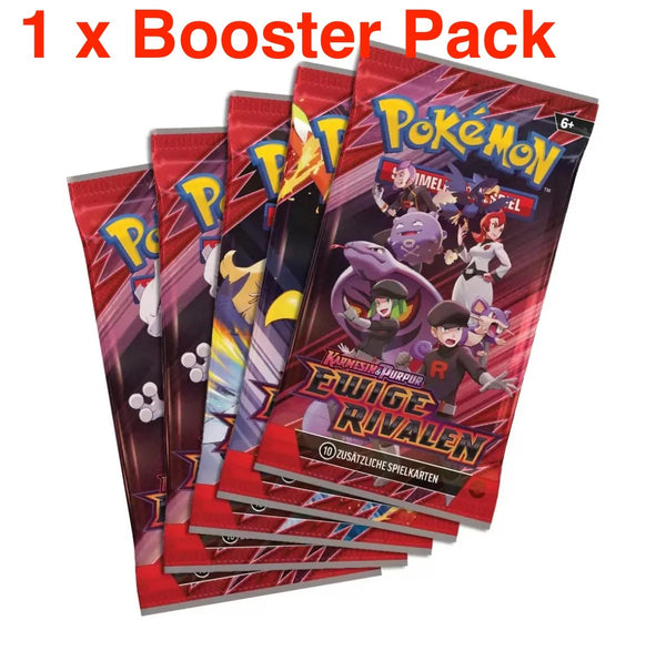 Pokemon - Ewige Rivalen Booster Pack DE (1 x Booster) - NEU OVP SEALED