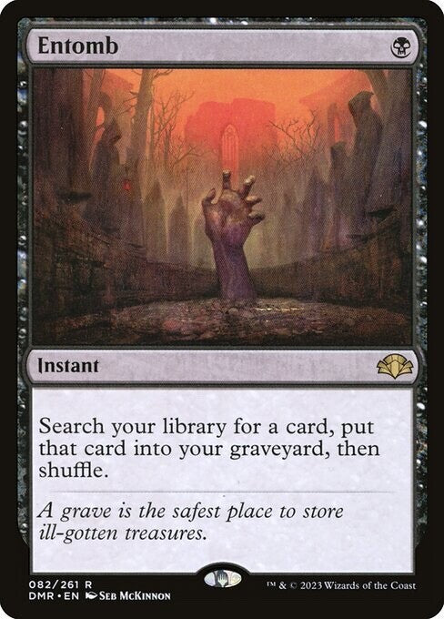 Entomb - Dominaria Remastered DMR 082 - Near Mint EN - MTG Magic