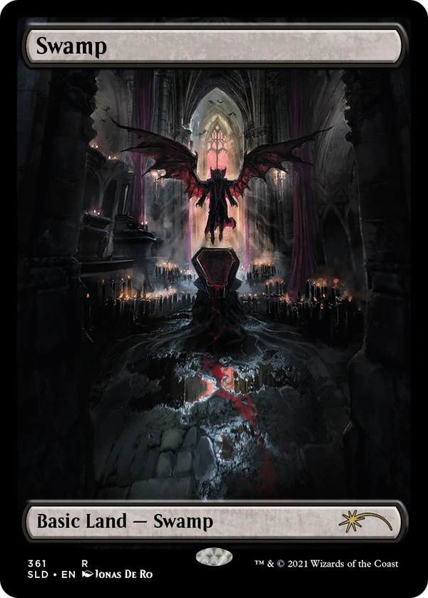 Swamp Dracula Full Art - Secret Lair Drop - NM EN - SLD 361 - Magic MTG TCG