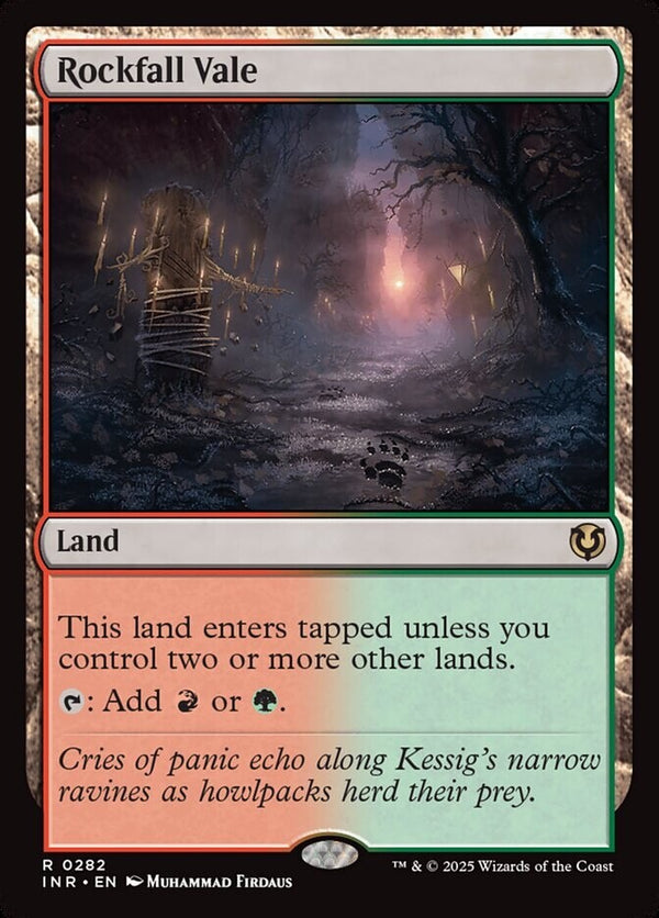Rockfall Vale - Innistrad Remastered INR 282 - EN NM - Magic MTG