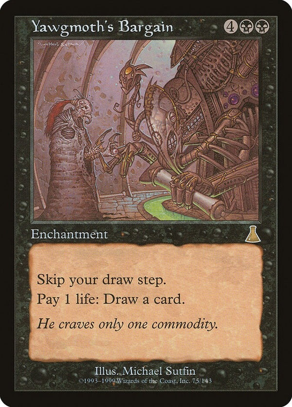 Yawgmoths Bargain - Urzas Destiny - Reserved List NM EN Magic MTG