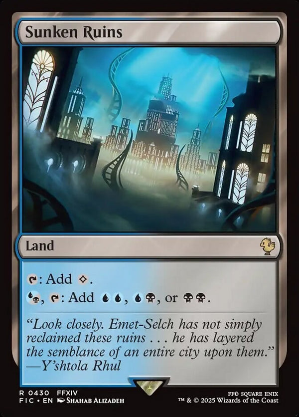Sunken Ruins - Commander Final Fantasy FIC 430 - EN NM MTG Magic