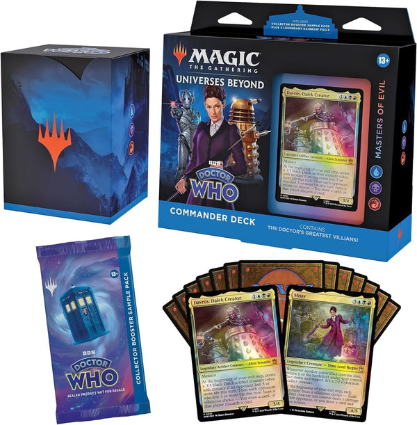 Doctor WHO Commander Deck Masters of Evil - EN NEU OVP - Magic The Gathering MTG