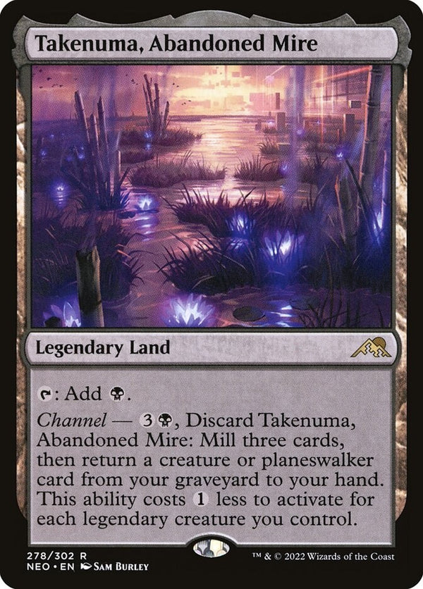 Takenuma, Abandoned Mire - NM EN - Kamigawa Neon Dynasty - NEO 278 - MTG
