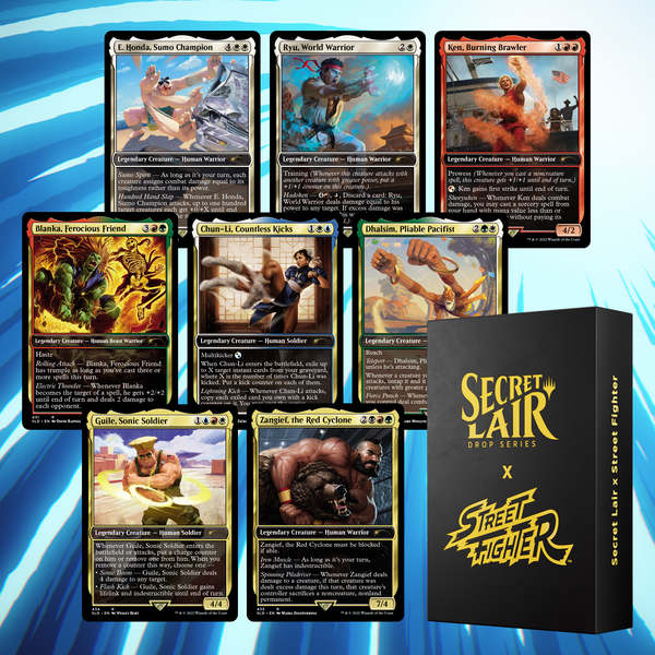 Secret Lair x Street Fighter - EN - NEU & OVP - MTG Magic The Gathering