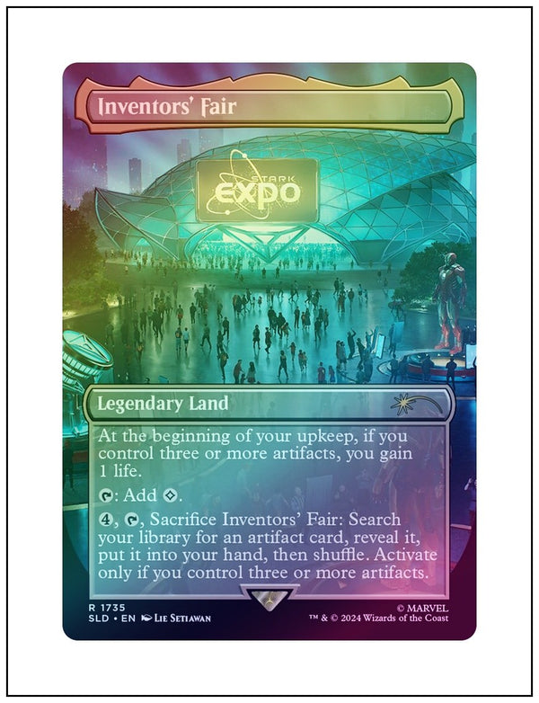 Inventors Fair FOIL Full Art - Secret Lair Marvel SLD 1735 - EN NM MTG