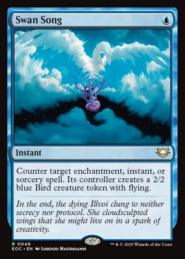Swan Song - Commander: Edge of Eternities EOC 46 - NM EN - Magic MTG
