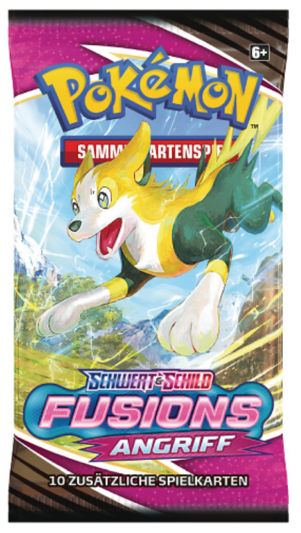 Pokemon - Fusionsangriff Schwert & Schild Booster Pack (1) - DE NEU SEALED