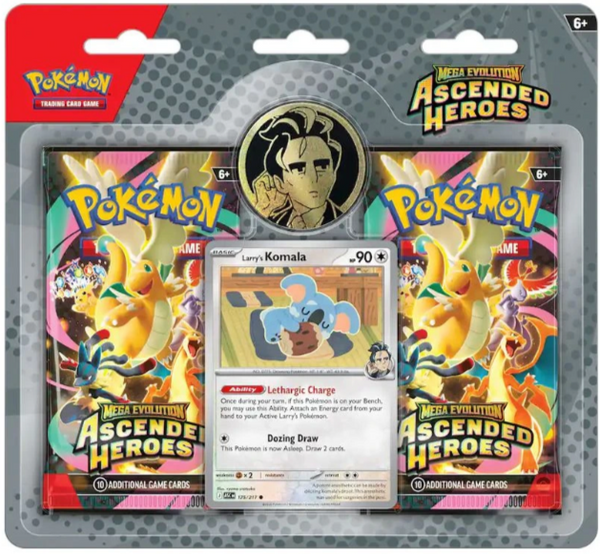 Pokemon - Mega Evolution Ascended Heroes 2 Pack Blister x1 - EN NEU OVP SEALED