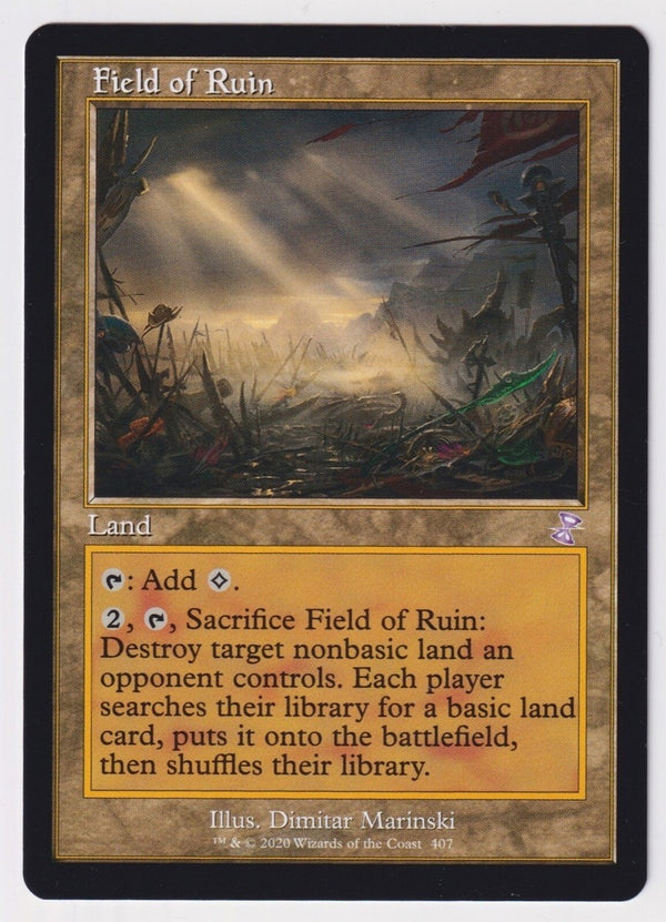 Field of Ruin - Time Spiral Remastered Time Shifted 407 - NM EN Magic MTG