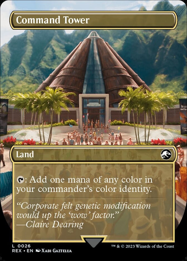 Command Tower Full Art - Jurassic World Collection REX 0026 - NM EN MTG
