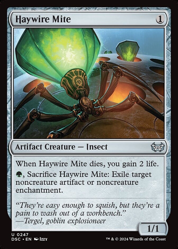 Haywire Mite - Duskmourn - EN NM - DSC 247 - MTG Magic The Gathering