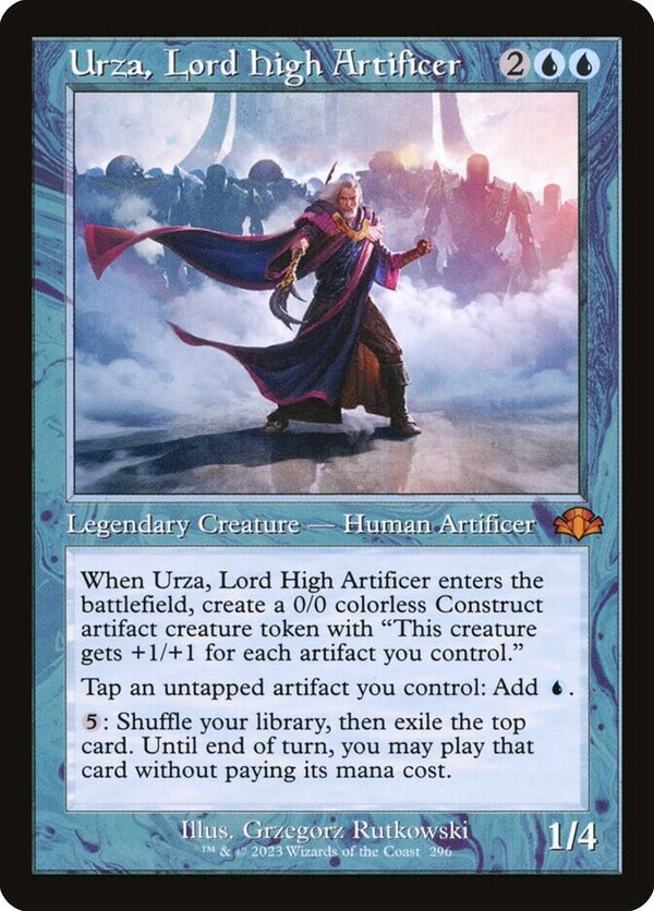 Urza, Lord High Artificer Retro Frame - DMR 296 - EN - Near Mint - Magic Karte