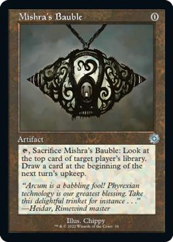 Mishras Bauble Retro Frame - EN NM - Brothers War 34 - MTG Magic